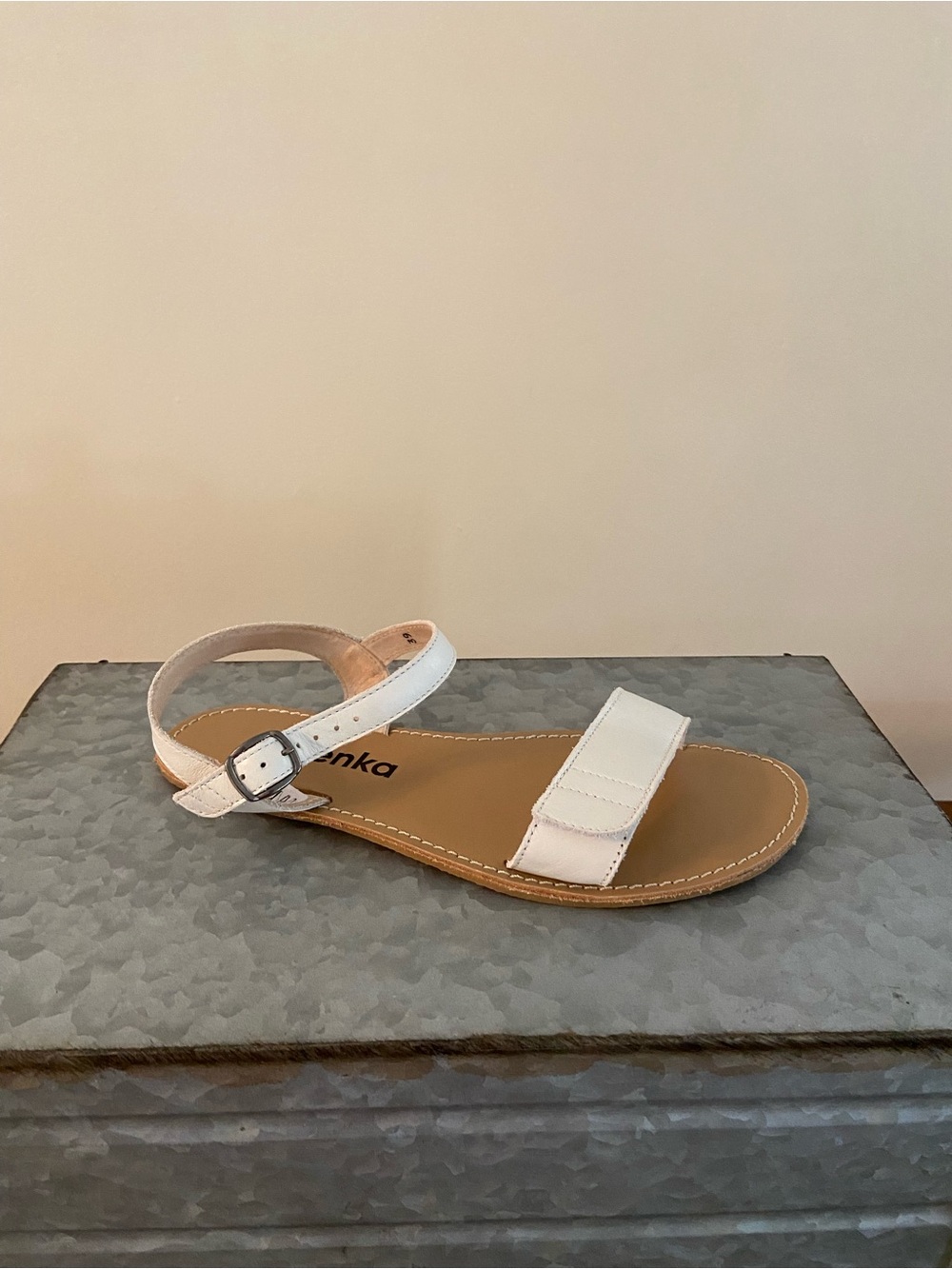Be Lenka Grace White Barefoot Sandals- Size 39
